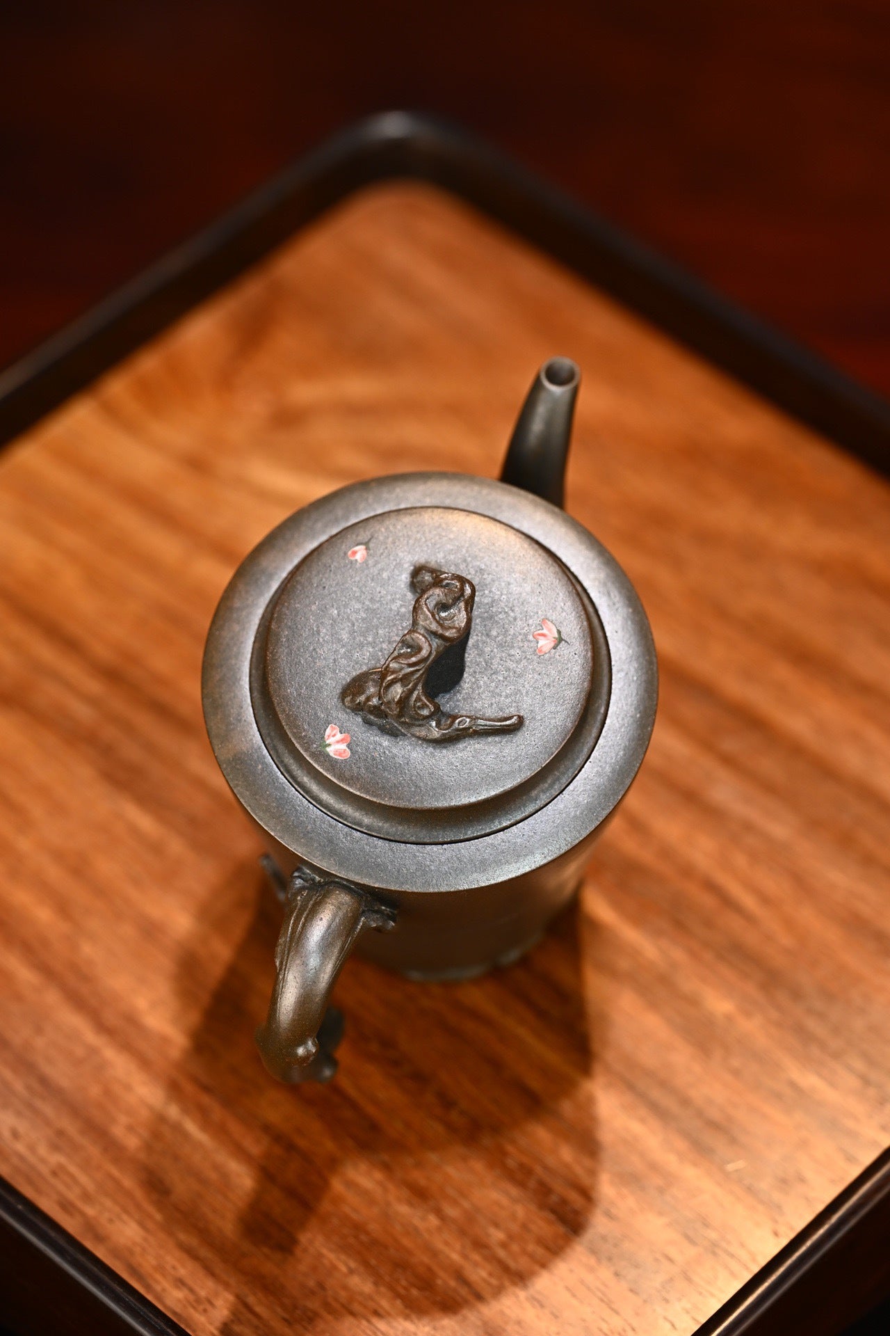 全手工梅香茶壶 - 210cc 茶具艺术品