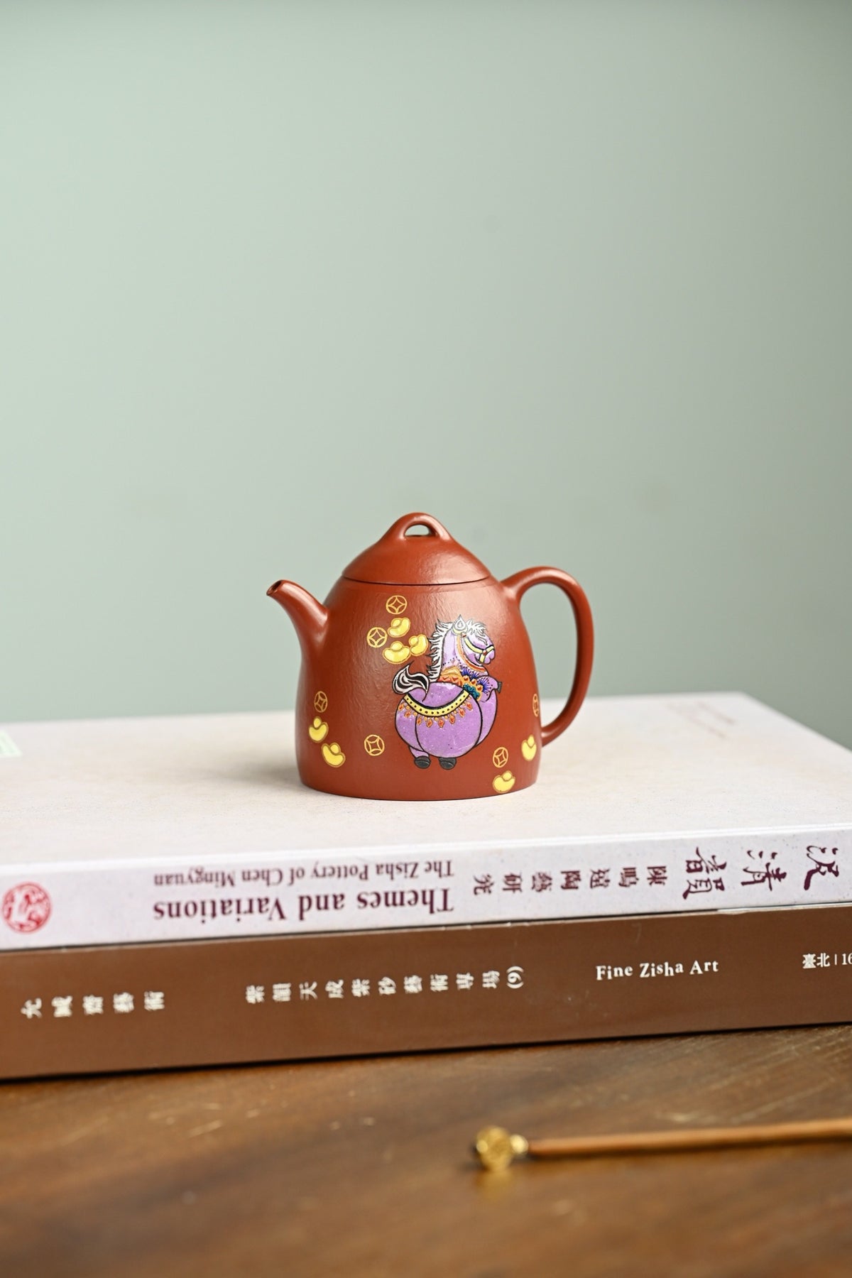 全手工朱泥茶壶150cc - 精致的手工茶具