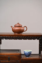 骆俊杰【海棠】  原矿底槽青  280ml  骆俊杰，1992年出生于江苏宜兴  2015年景舟杯制壶大赛“提壁壶”获得民间组  铜奖。