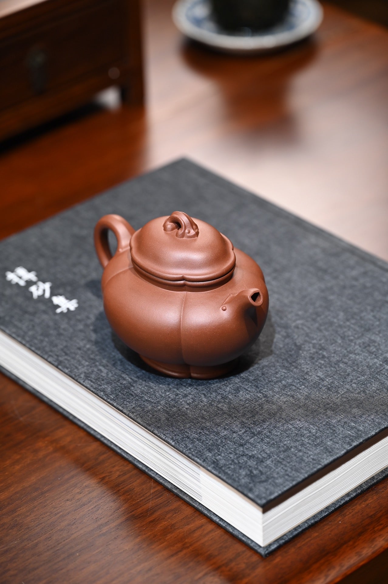 骆俊杰【海棠】  原矿底槽青  280ml  骆俊杰，1992年出生于江苏宜兴  2015年景舟杯制壶大赛“提壁壶”获得民间组  铜奖。