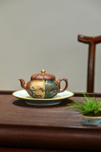 锦瓜·春夏秋冬·全手工;/六届全手工大赛一等奖高工施昌作品/容量280cc/原矿底槽清