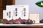 高工佳作！！ 《仿古》 国家级高级工艺美术师 蒋亚平 原矿老段泥柴烧窑变，400cc，菱形9孔出水
