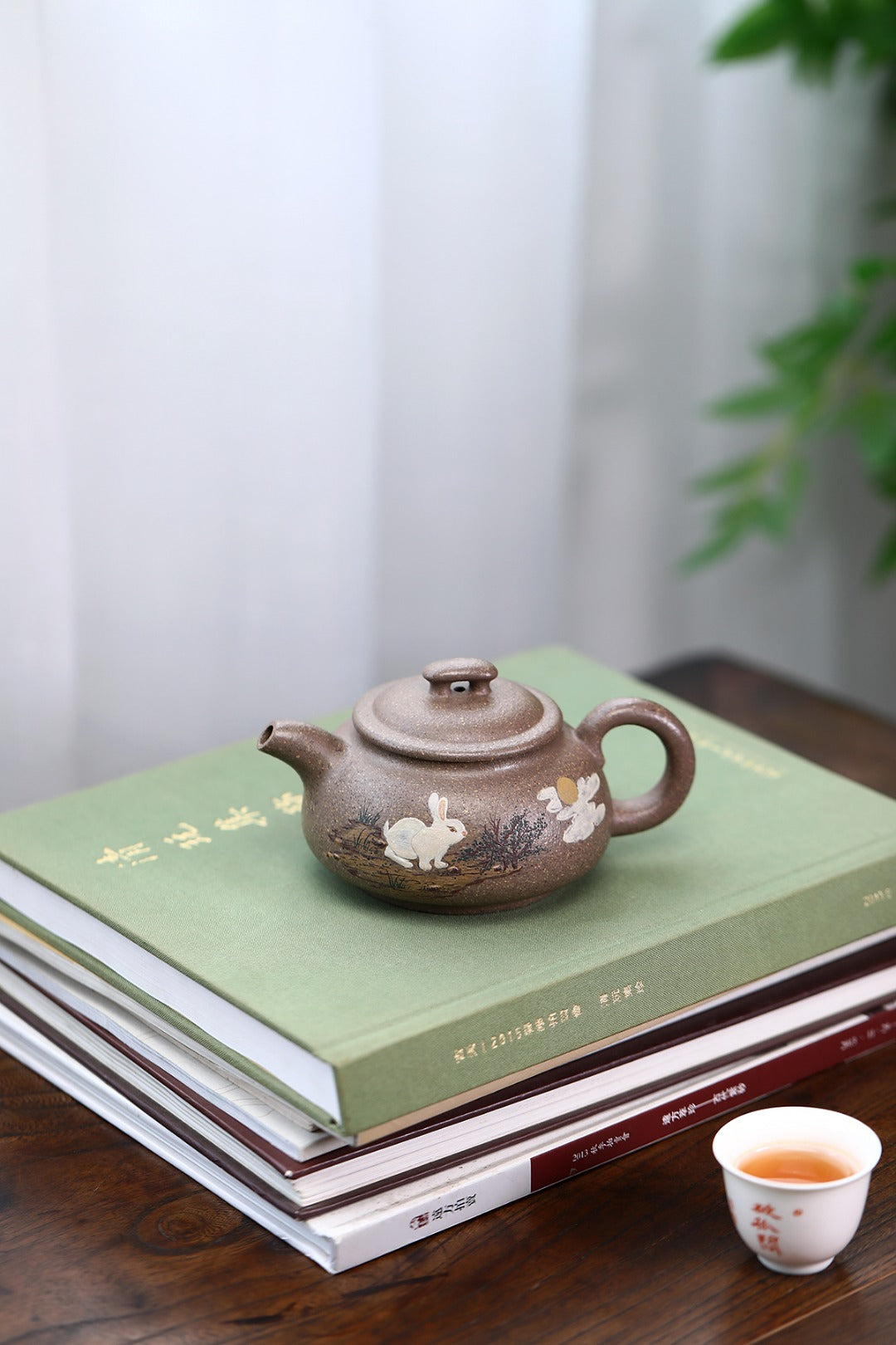 高工佳作！！ 《新式上新桥》 国家级高级工艺美术师 蒋亚平 原矿老玉砂段，270cc，菱形9孔出水