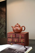 精品👍【大亨掇球】 原矿极品底槽清·330cc·内推孔  临摹【绝世孤品！清道光，邵大亨制·子冶铭：掇球壶】