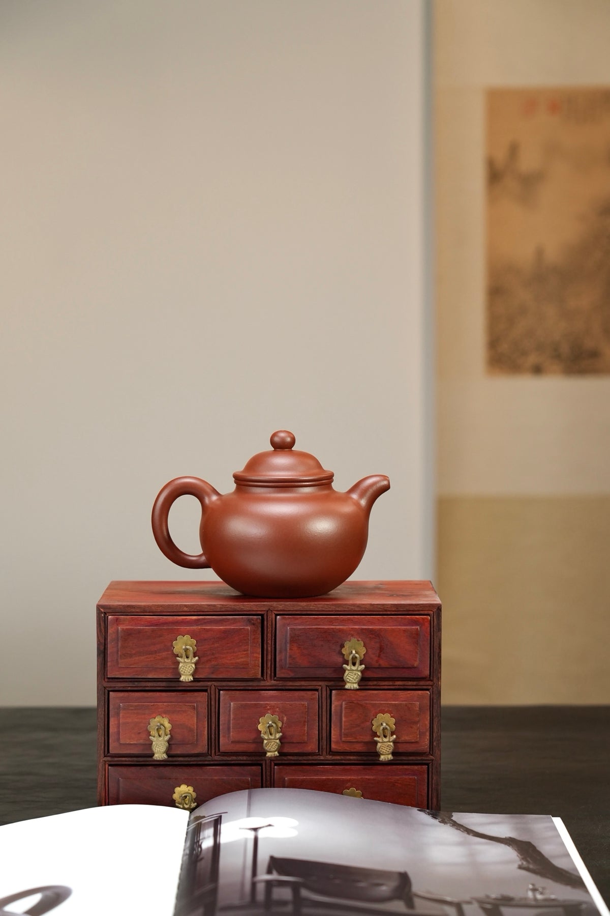 精品👍【大亨掇球】 原矿极品底槽清·330cc·内推孔  临摹【绝世孤品！清道光，邵大亨制·子冶铭：掇球壶】