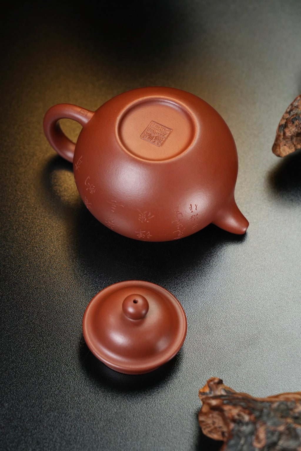 精品👍【大亨掇球】 原矿极品底槽清·330cc·内推孔  临摹【绝世孤品！清道光，邵大亨制·子冶铭：掇球壶】