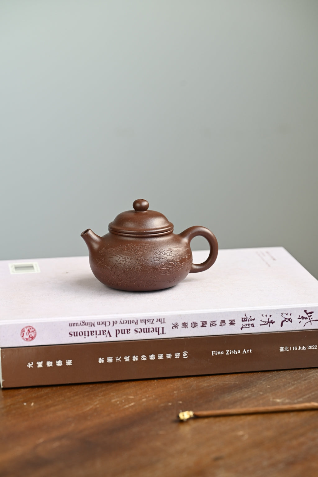 容天·全手工/大国工匠省大师陈富强作品  /容量180cc/原矿紫泥