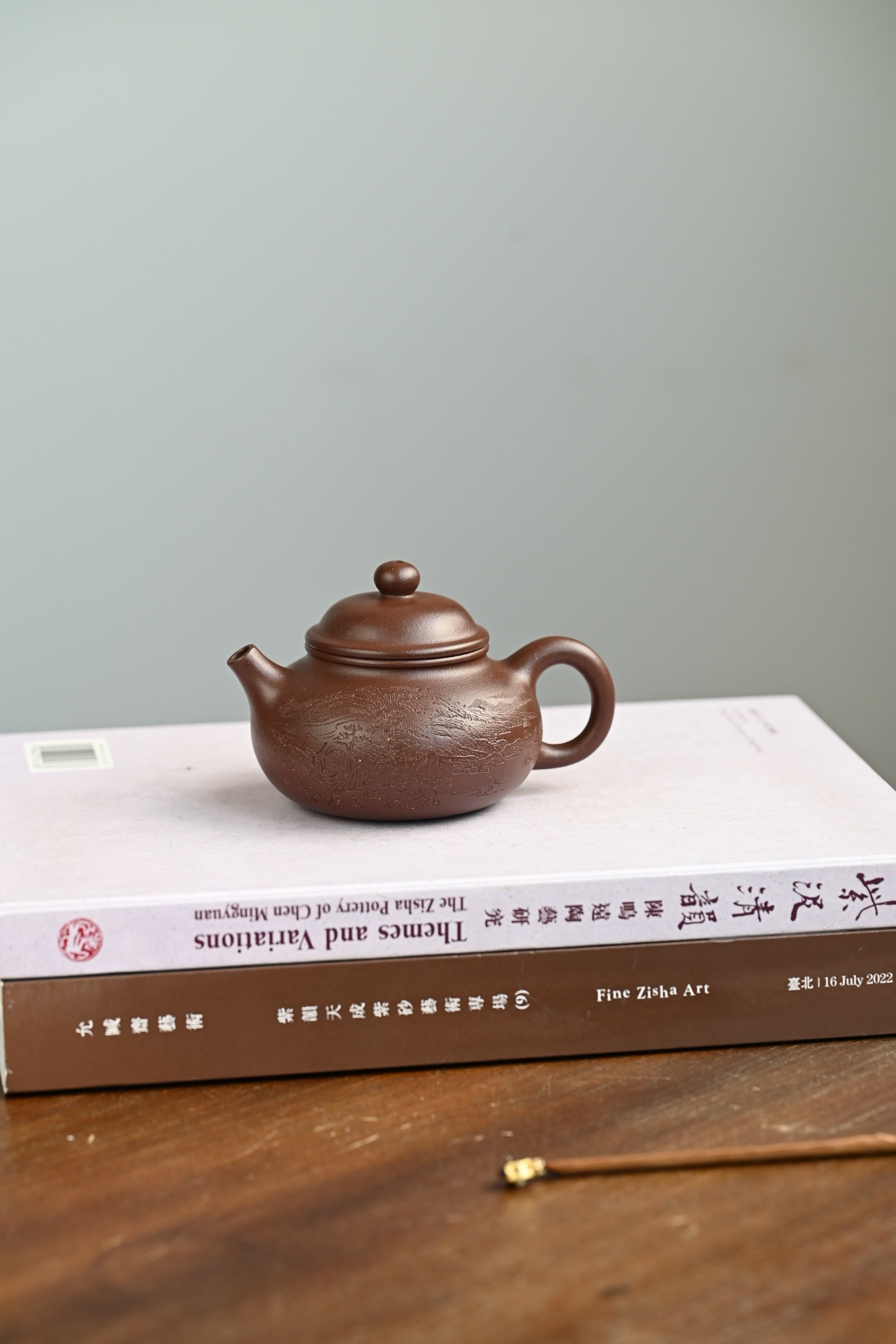 容天·全手工/大国工匠省大师陈富强作品  /容量180cc/原矿紫泥