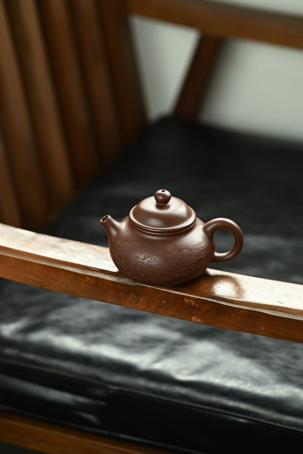 容天·全手工/大国工匠省大师陈富强作品  /容量180cc/原矿紫泥
