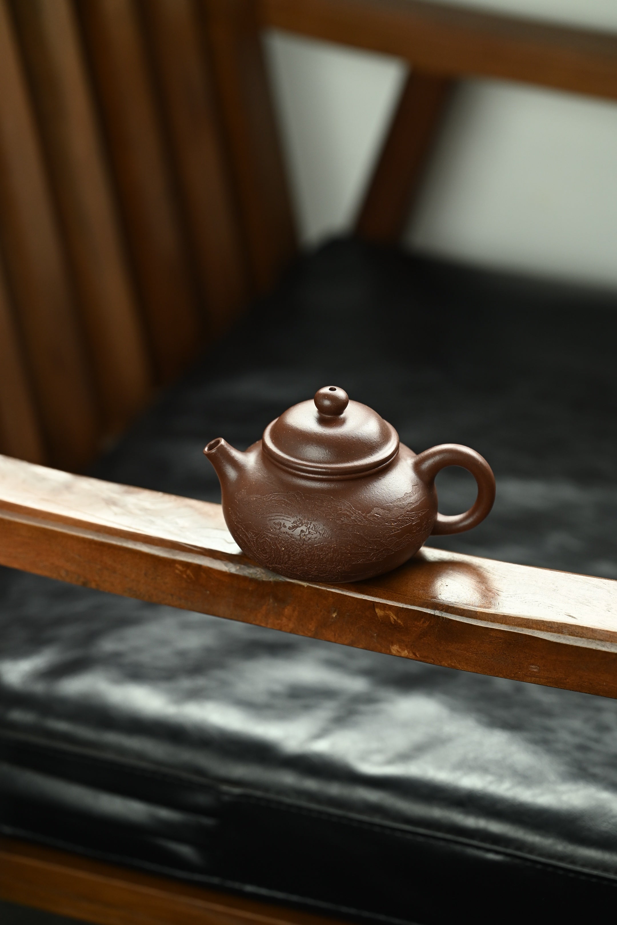 容天·全手工/大国工匠省大师陈富强作品  /容量180cc/原矿紫泥