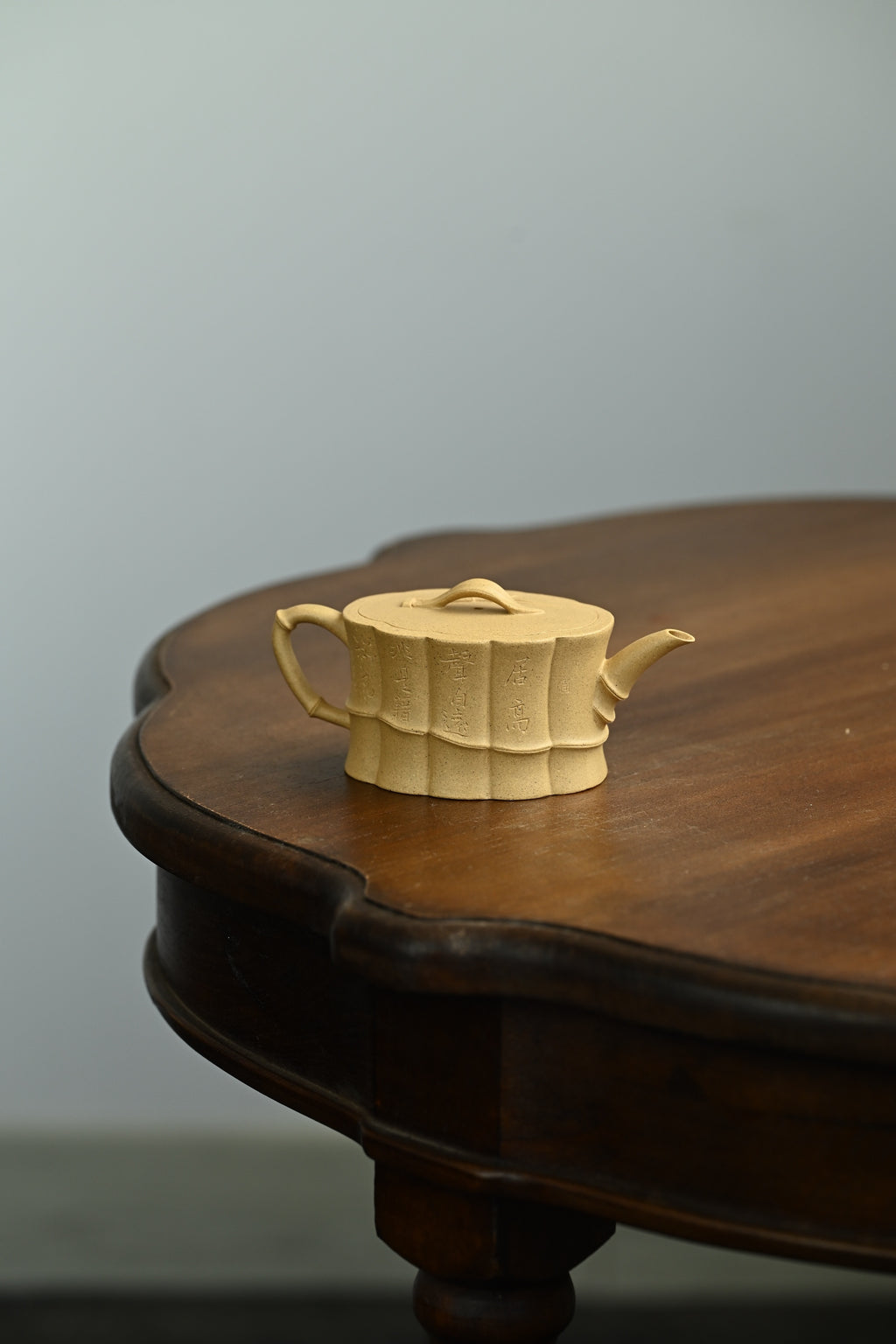 知足常乐·全手工/省大师陈富强高徒徐秋璐作品  /容量130cc/原矿黄金段