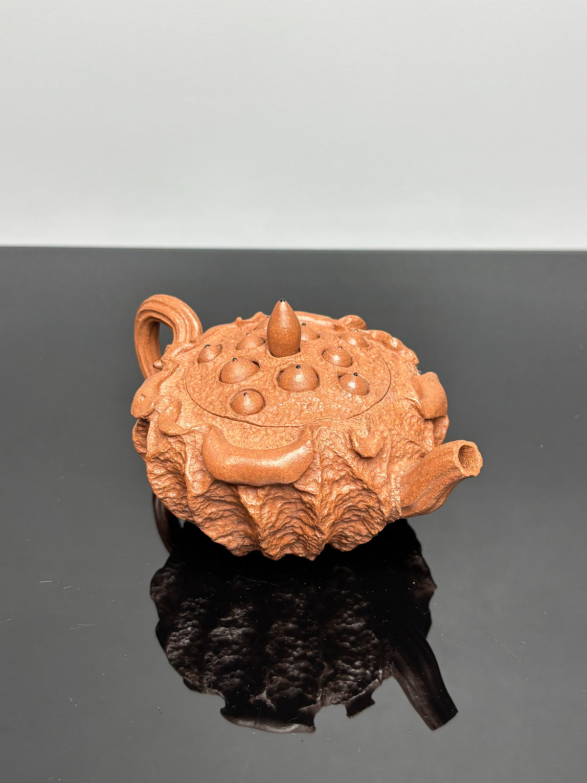 稀世罕见·紫砂臻品｜沈更轶制×彭金格绘 世间唯一巅峰孤品《喜得连科》典藏传世·高端礼赠·双绝重器👍——原矿优质老段泥·180cc
