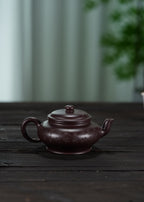 蒋蓉之女 传世花器｜蒋艺华·非遗紫砂巅峰重器《景州虚扁壶》收藏传世·高端礼赠艺术珍品！  ——原矿优质紫泥 ·200cc