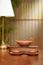 昌鸿紫砂 礼藏至尊｜双国大师李昌鸿臻品《夜知己套组》收藏送礼皆宜重器！  原矿优质李氏沉香泥·200cc