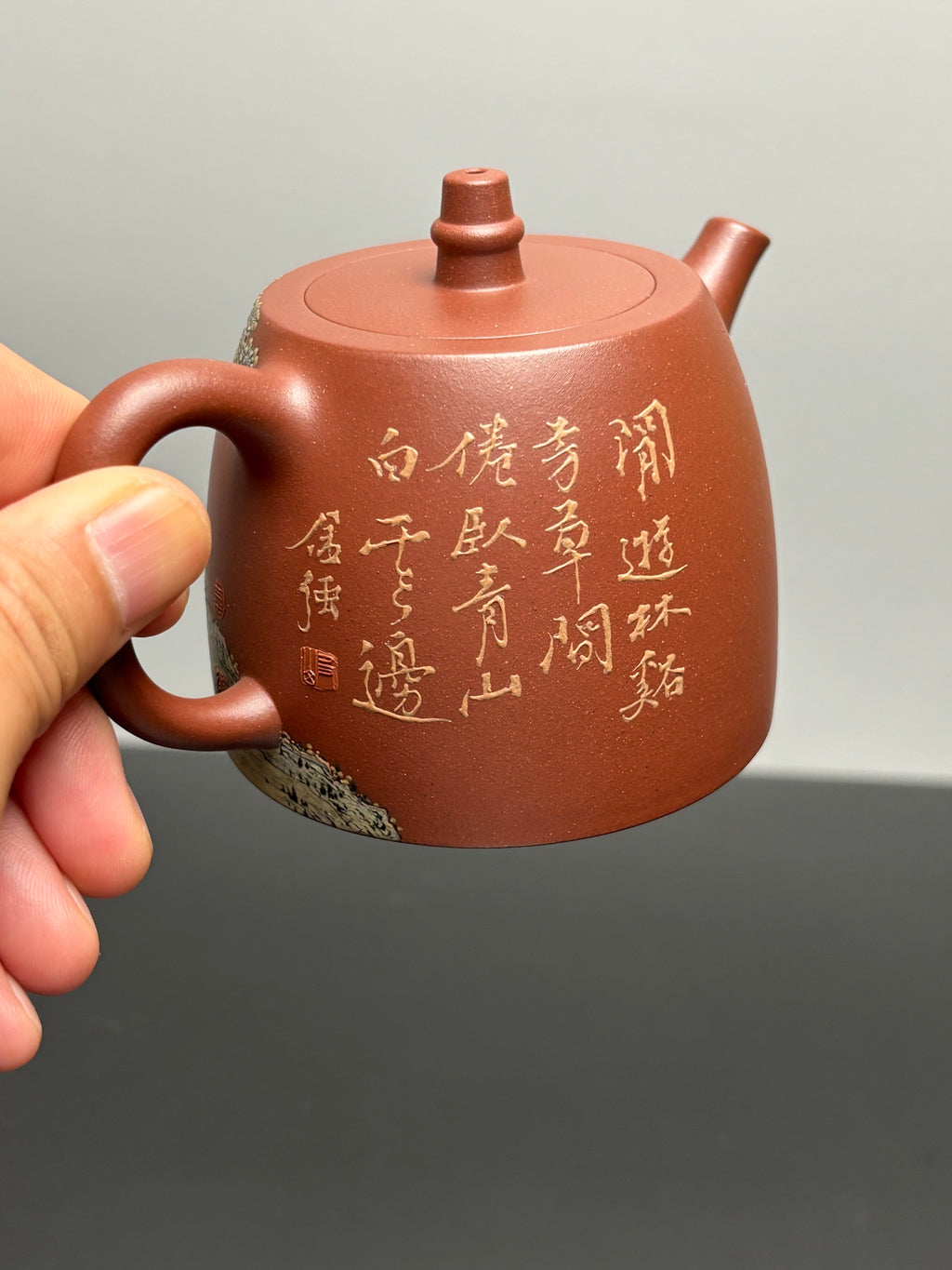 泥绘巅峰·藏界无双｜紫砂业界天花板·李金强亲绘稀世孤品【汉铎壶·松羊献瑞】羊🐑礼藏顶配｜尽显身份｜潜力重器👍（可高端私人定制）  原矿优质底槽清·200cc