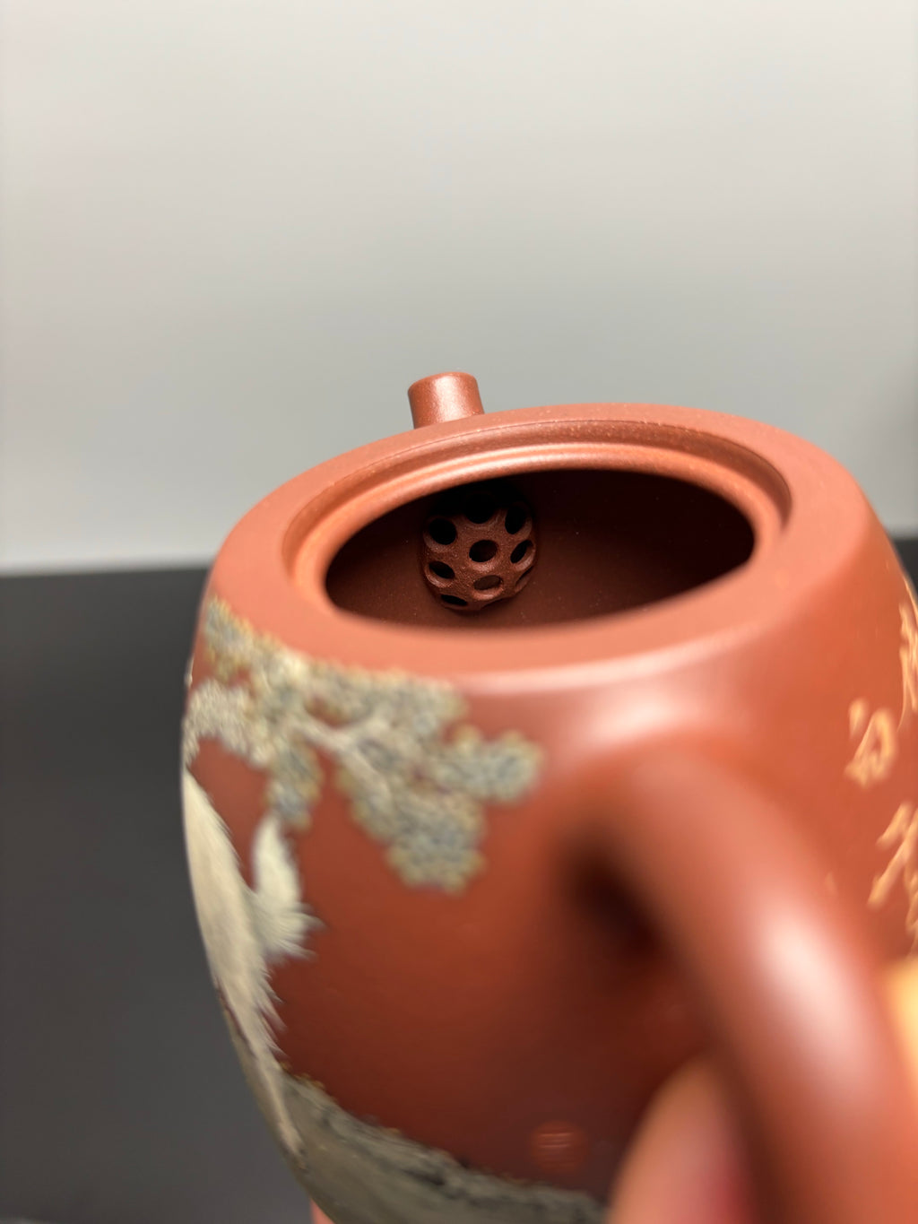 泥绘巅峰·藏界无双｜紫砂业界天花板·李金强亲绘稀世孤品【汉铎壶·松羊献瑞】羊🐑礼藏顶配｜尽显身份｜潜力重器👍（可高端私人定制）  原矿优质底槽清·200cc