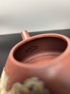 李金强亲绘稀世孤品【子冶石瓢】收藏传世｜礼赠顶级｜潜力重器👍（可私人定制） 原矿优质底槽清·280cc，子冶石瓢骨肉挺拔、线条利落，古朴壶身承载顶级工笔泥绘，业界No1。