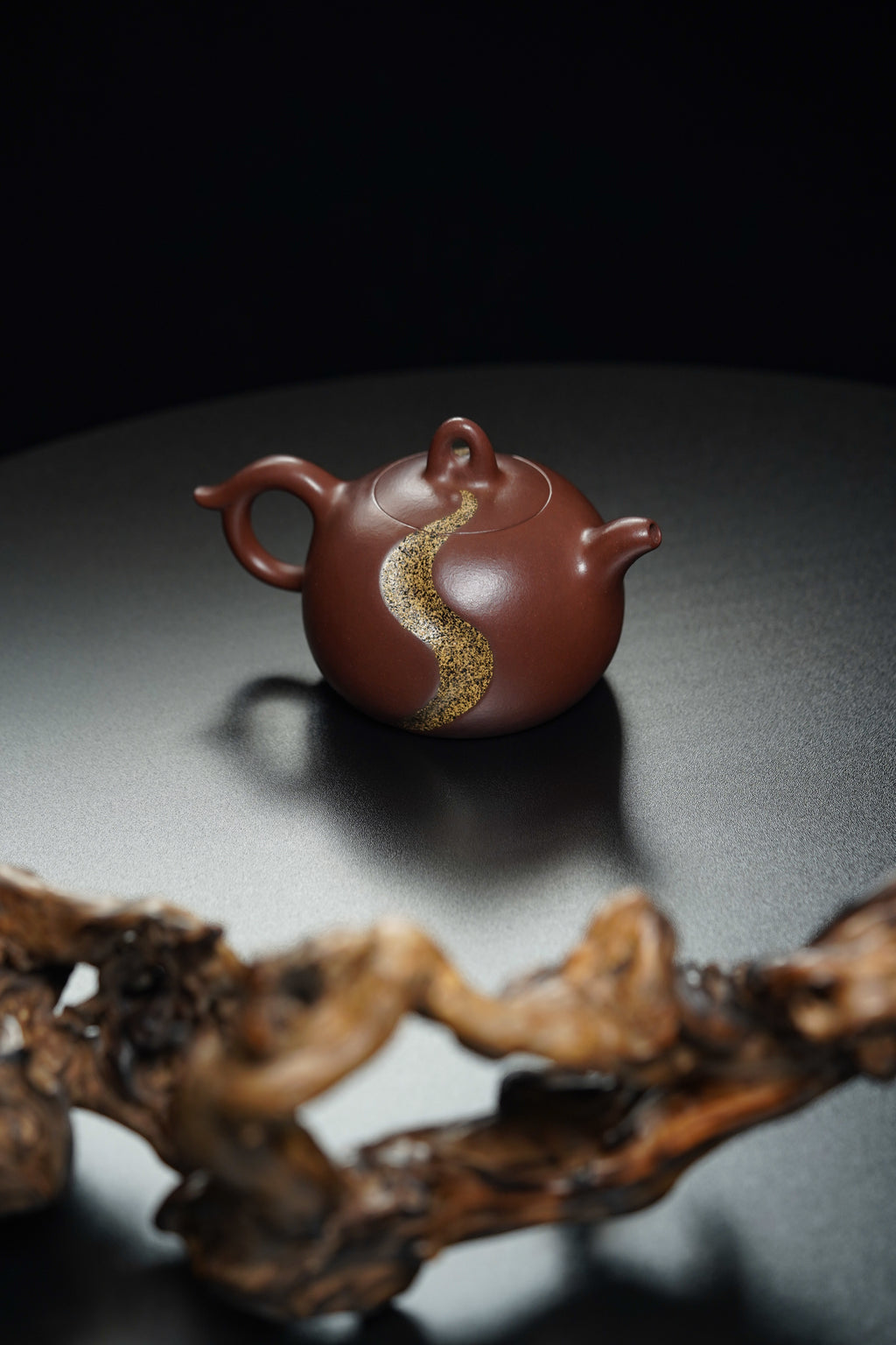 紫砂彩陶融合·一代宗师邱玉林｜殿堂臻品《人生路套组》高端礼赠｜传世收藏｜潜力天花板重器👍料：原矿底槽清老料｜容量：420cc｜工艺：独家茶叶沫宝石釉