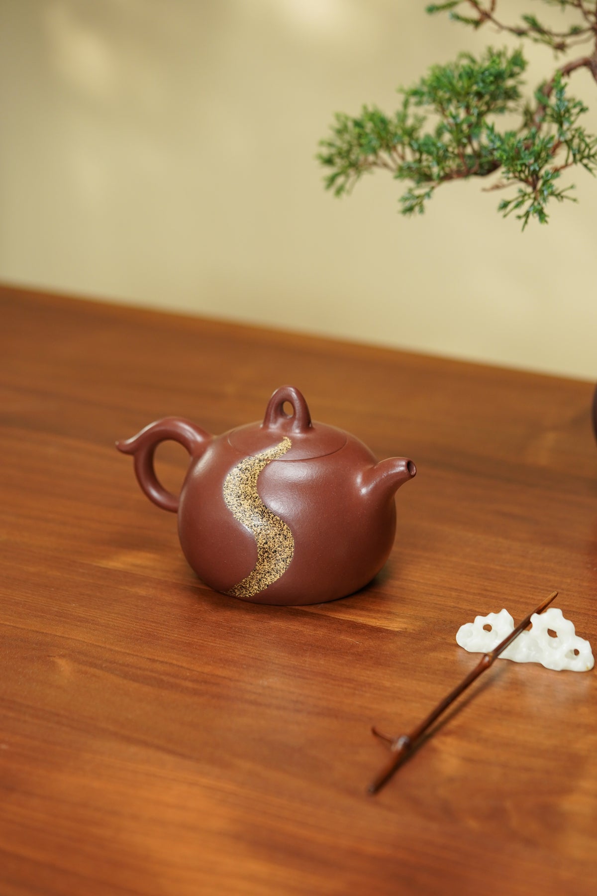 紫砂彩陶融合·一代宗师邱玉林｜殿堂臻品《人生路套组》高端礼赠｜传世收藏｜潜力天花板重器👍料：原矿底槽清老料｜容量：420cc｜工艺：独家茶叶沫宝石釉