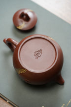 紫砂彩陶融合·一代宗师邱玉林｜殿堂臻品《人生路套组》高端礼赠｜传世收藏｜潜力天花板重器👍料：原矿底槽清老料｜容量：420cc｜工艺：独家茶叶沫宝石釉