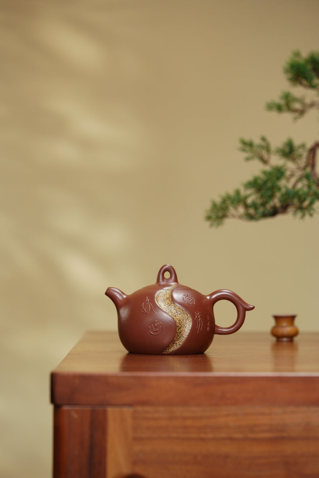 紫砂彩陶融合·一代宗师邱玉林｜殿堂臻品《人生路套组》高端礼赠｜传世收藏｜潜力天花板重器👍料：原矿底槽清老料｜容量：420cc｜工艺：独家茶叶沫宝石釉