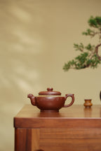 紫砂彩陶融合·一代宗师邱玉林大拍73万｜殿堂臻品《王者之风套组》——原矿优质底槽清·320cc ——紫砂界独一份茶叶沫宝石釉 ——中国陶瓷艺术大师·邱玉林·亲制