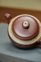 紫砂彩陶融合·一代宗师邱玉林大拍73万｜殿堂臻品《王者之风套组》——原矿优质底槽清·320cc ——紫砂界独一份茶叶沫宝石釉 ——中国陶瓷艺术大师·邱玉林·亲制