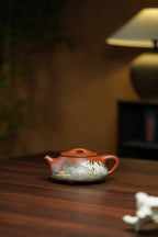 紫砂业界天花板·李金强亲绘稀世孤品【景舟石瓢】礼藏顶配｜尽显身份｜潜力重器👍（可高端私人定制）原矿顶级金降坡泥·300cc