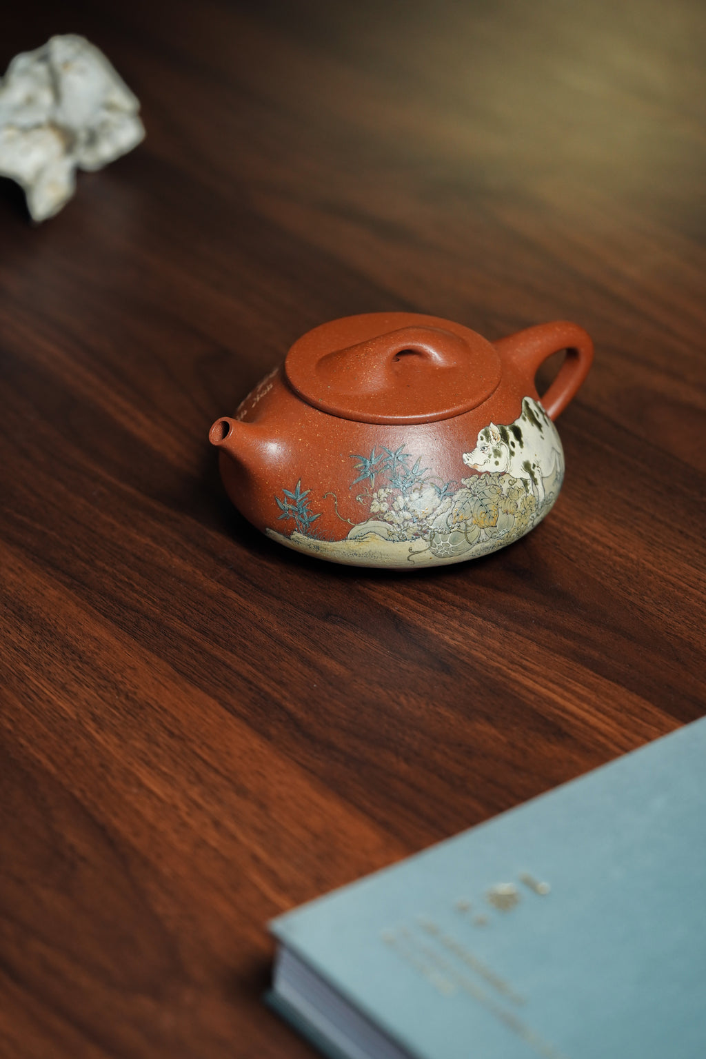 紫砂业界天花板·李金强亲绘稀世孤品【景舟石瓢】礼藏顶配｜尽显身份｜潜力重器👍（可高端私人定制）原矿顶级金降坡泥·300cc