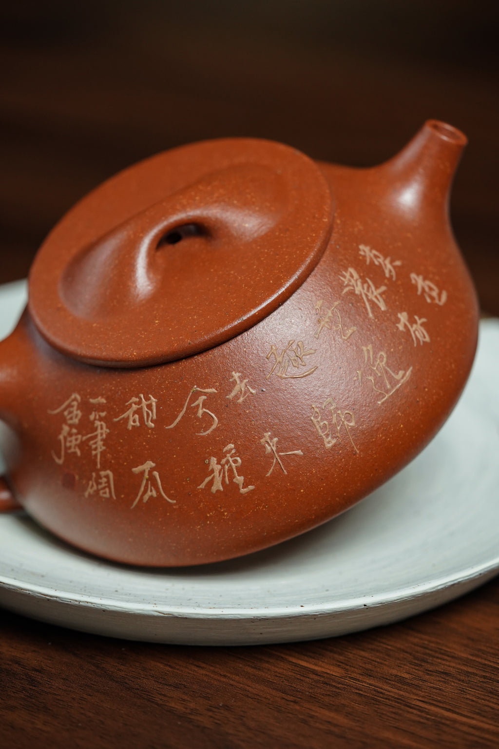 紫砂业界天花板·李金强亲绘稀世孤品【景舟石瓢】礼藏顶配｜尽显身份｜潜力重器👍（可高端私人定制）原矿顶级金降坡泥·300cc