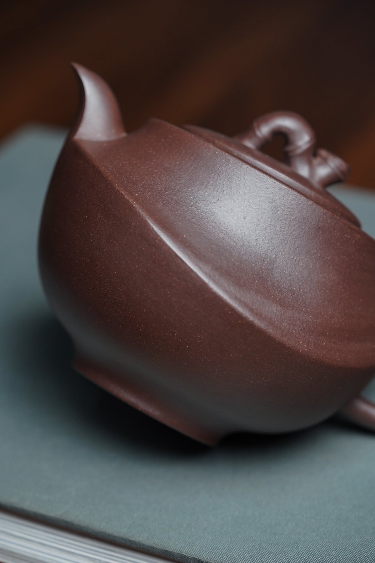 四国大师葛军·紫砂重器《竹姿套组》鼎级荣衔👍高端礼赠首选! ——原矿优质老紫泥·380cc