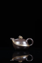 国大师王潇笠 金奖稀世臻品《四大灵兽·玄武》礼藏顶配 传世潜力重器！  ——原矿优质黑墩头·360cc ——中国工艺美术大师 王潇笠·亲制
