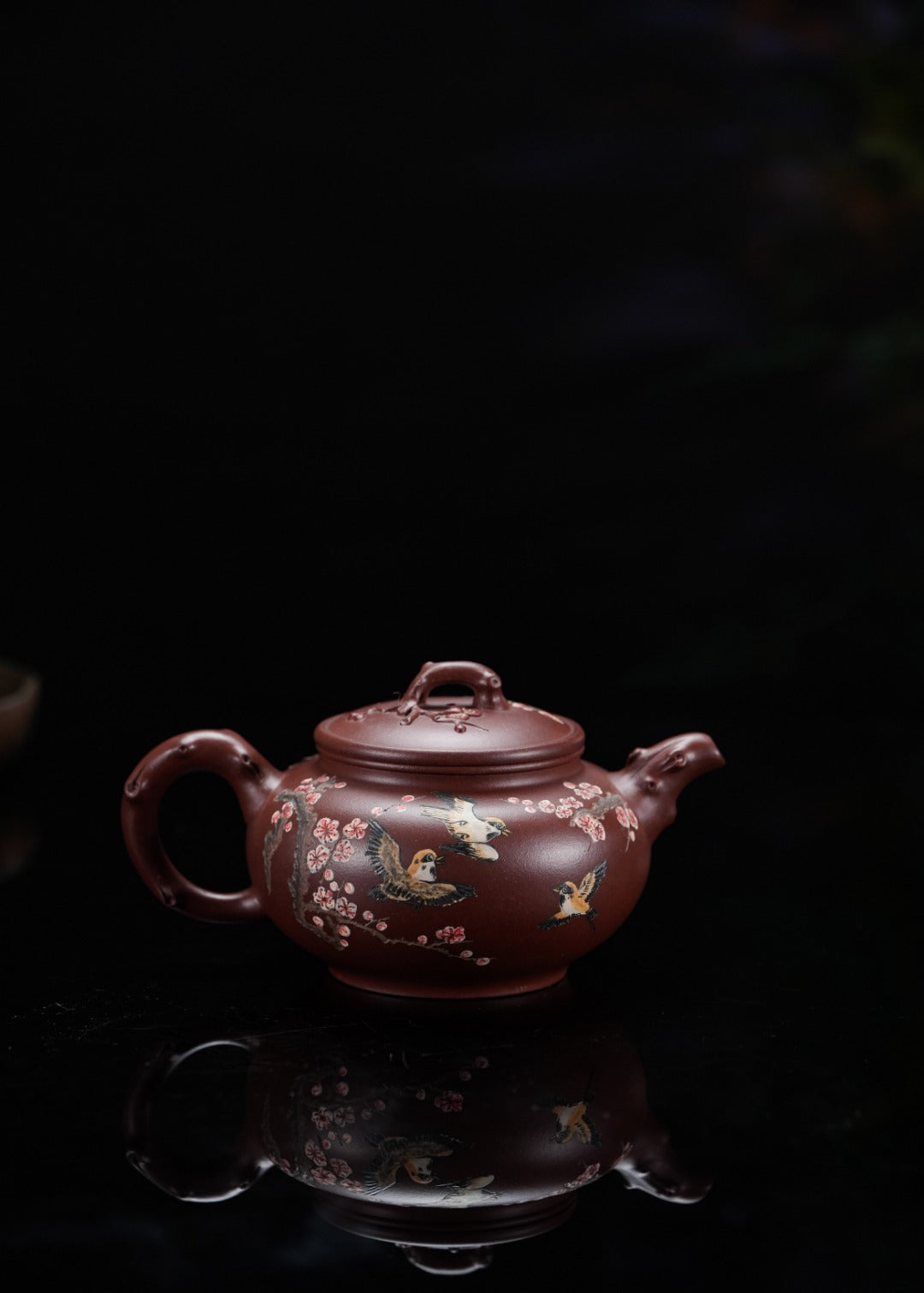 蒋蓉之女 传世花器｜蒋艺华·非遗紫砂巅峰重器《疏影壶》收藏传世·高端礼赠艺术珍品！  ——原矿优质底槽清·360cc ——中国传统陶瓷艺术大师·蒋艺华 制
