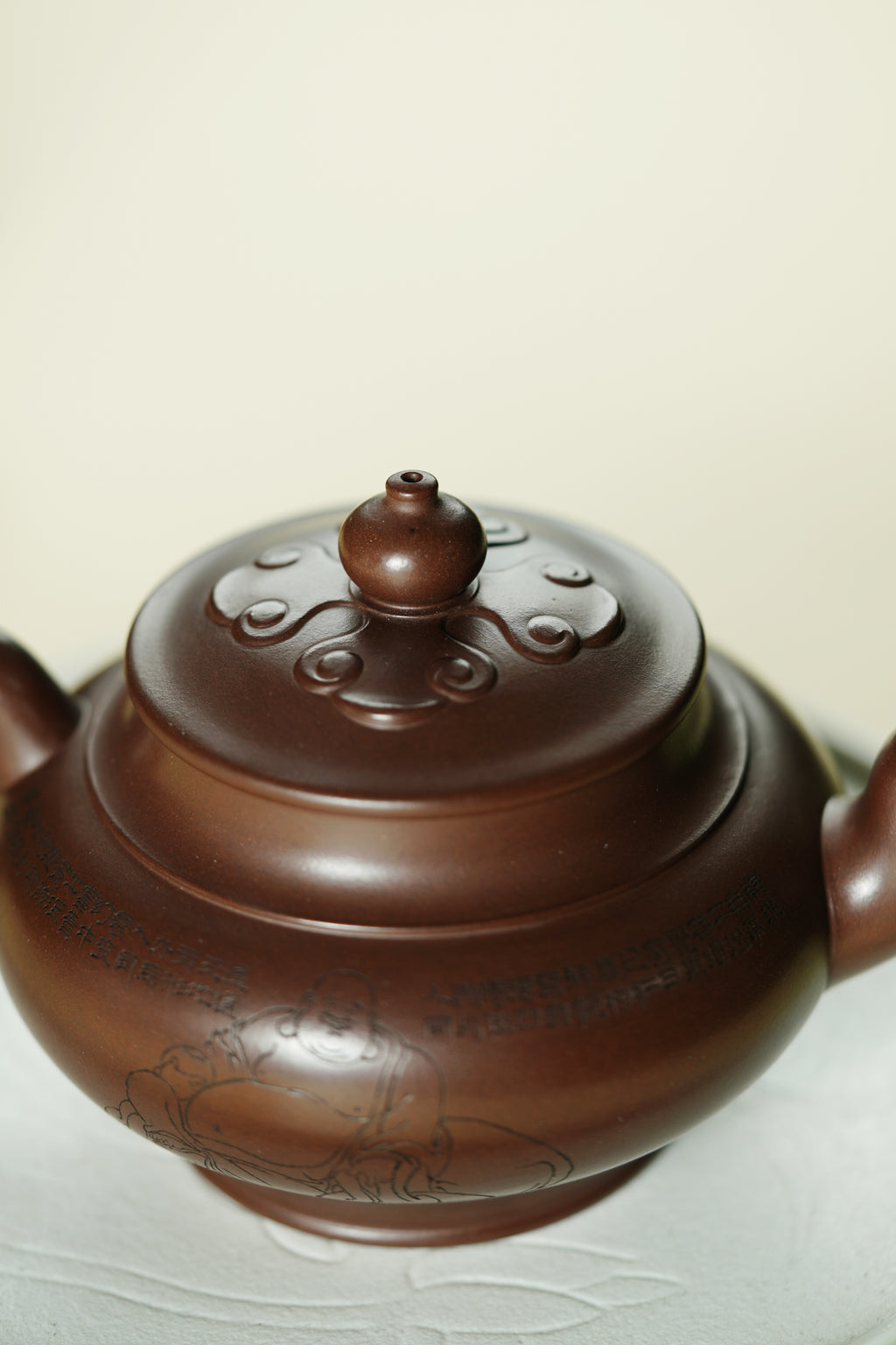 范大生嫡脉｜范秀芳制 范伟群装饰｜双省大师联诀紫砂臻品《喜乐多福壶》传世收藏·礼赠双绝重器！  ——原矿优质紫泥·400cc