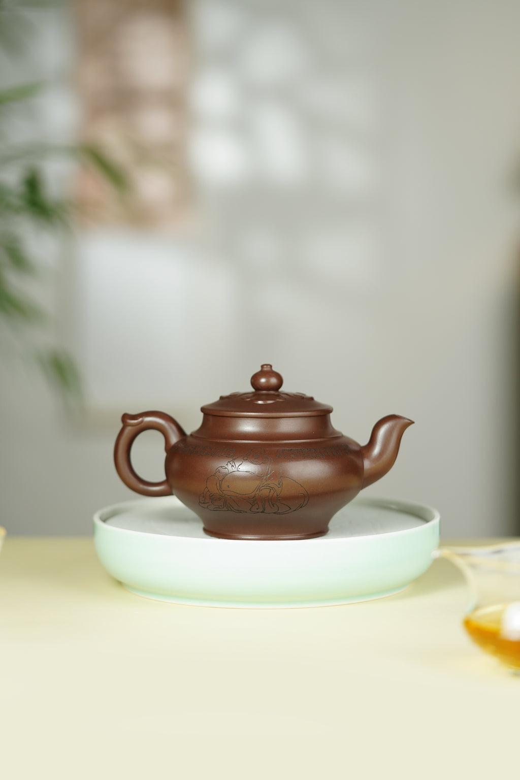 范大生嫡脉｜范秀芳制 范伟群装饰｜双省大师联诀紫砂臻品《喜乐多福壶》传世收藏·礼赠双绝重器！  ——原矿优质紫泥·400cc