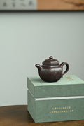 六方莲子·全手工 /景舟杯金奖省名人研高何叶作品 /容量150cc/原矿紫茄泥