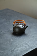 板桥提梁·全手工 /全手工大赛一等奖，双刀小楷第一人祁令军作品/容量200cc/独家端绿泥