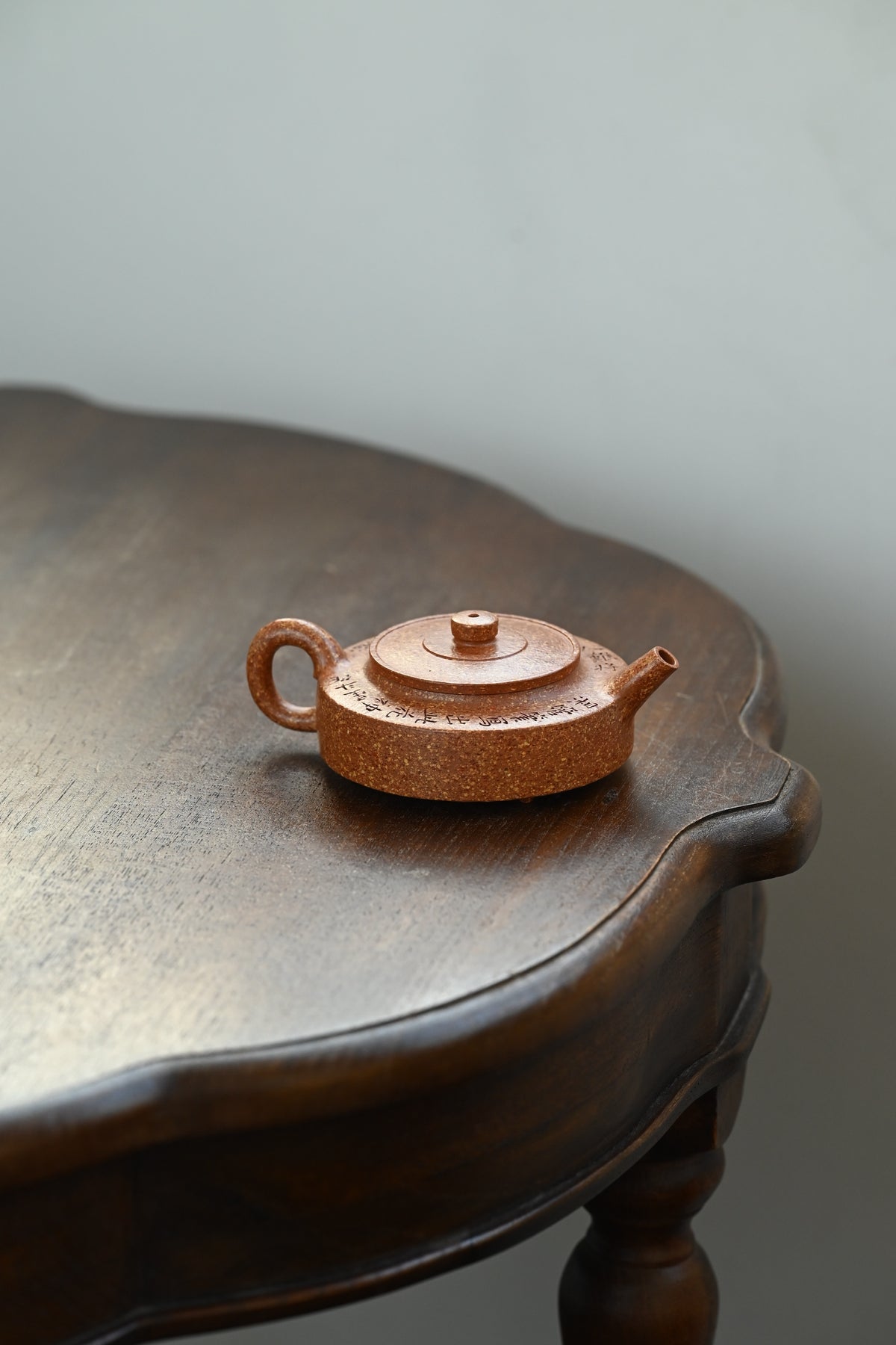 周盘·全手工 /全手工大赛一等奖，招商杯金奖祁令军作品 /容量130cc/粗砂冷黄金段
