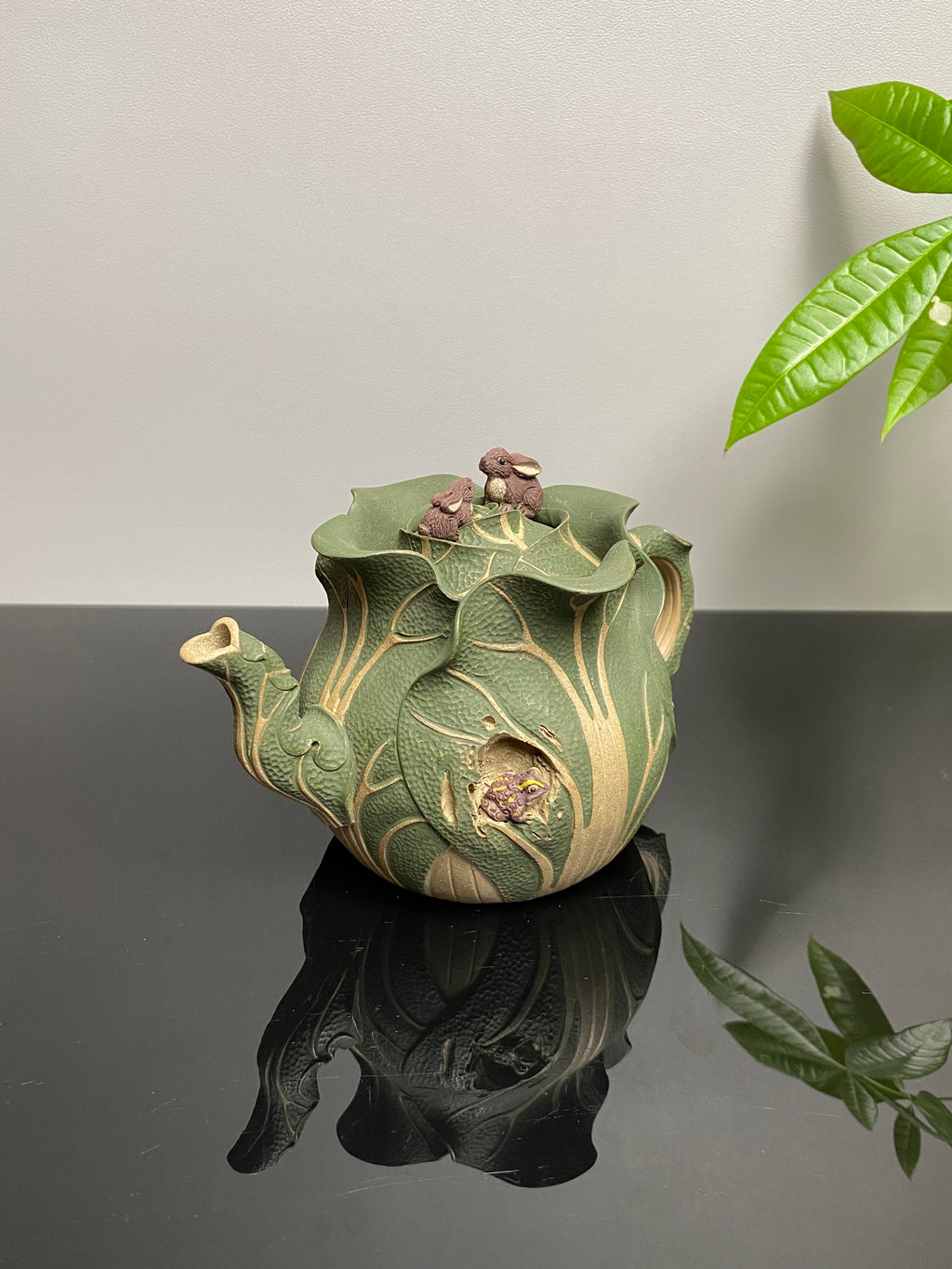 新品❤️中国紫砂十二精英·双省大师高建芳佳作《招财进宝套组》｜传世礼藏重器！ 原矿优质段泥粉浆·550cc