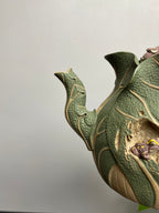 新品❤️中国紫砂十二精英·双省大师高建芳佳作《招财进宝套组》｜传世礼藏重器！ 原矿优质段泥粉浆·550cc