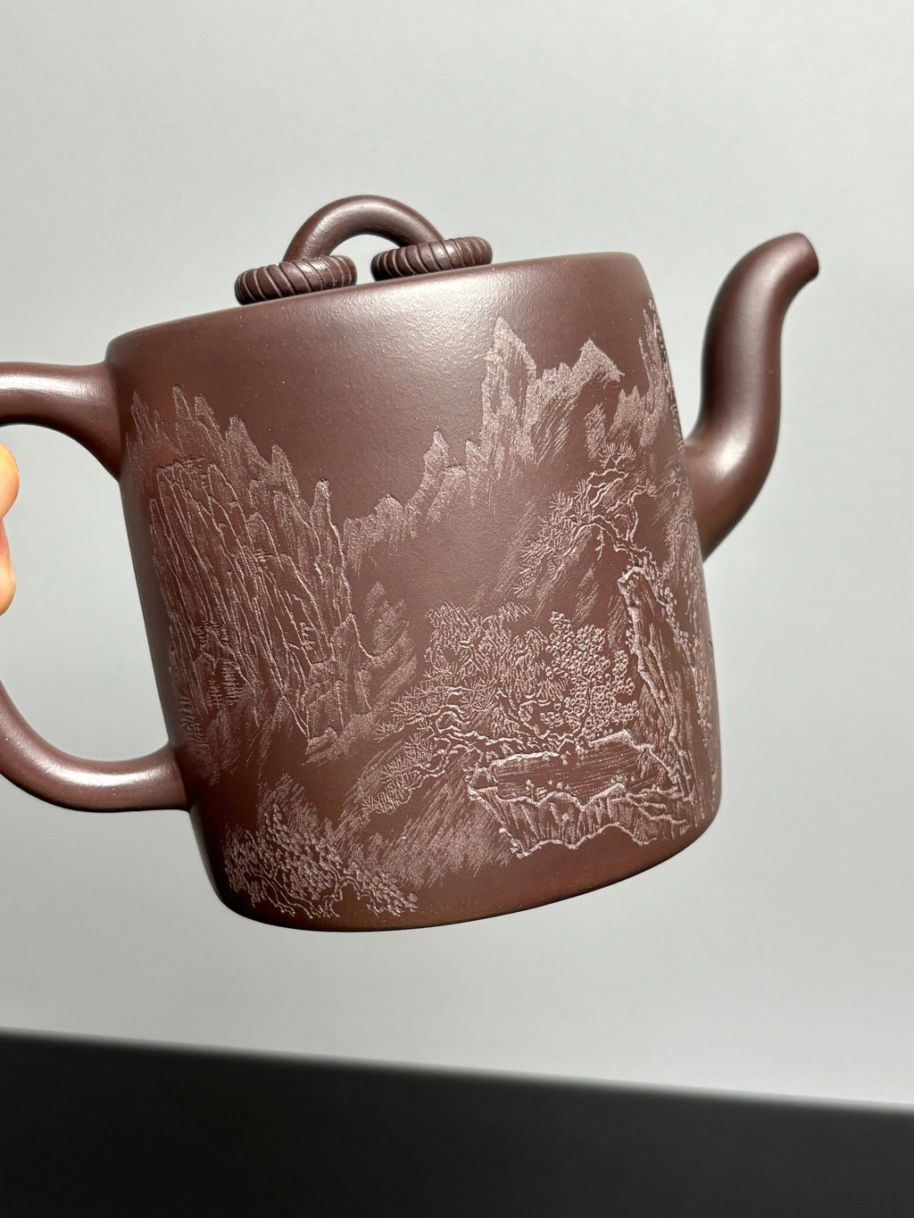 新品❤️中国紫砂十二精英·双省大师高建芳佳作《 景舟双圈壶》｜传世礼藏重器！原矿优质老紫泥·500cc