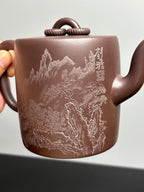 新品❤️中国紫砂十二精英·双省大师高建芳佳作《 景舟双圈壶》｜传世礼藏重器！原矿优质老紫泥·500cc
