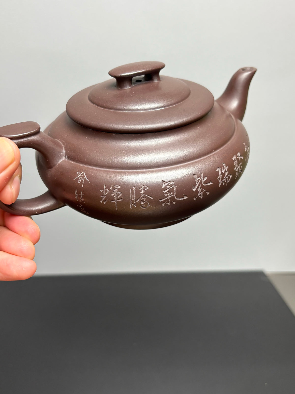 新品❤️中国紫砂十二精英・両省（江蘇省・浙江省）認定マスター・高建芳の傑作《上新橋壺》｜家宝級の逸品！原鉱特級老紫泥・420cc