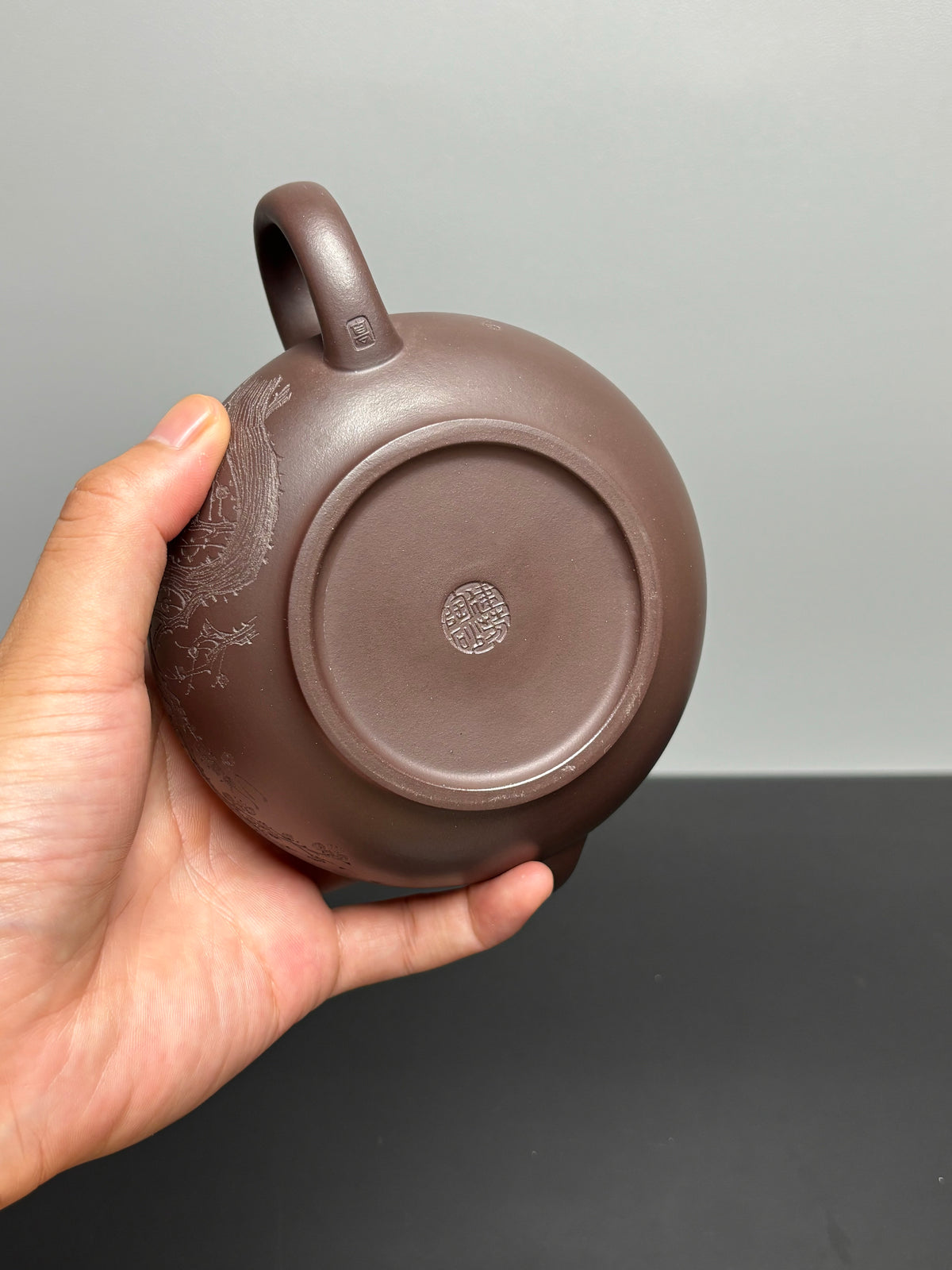 新品❤️中国紫砂十二精英・両省（江蘇省・浙江省）認定マスター・高建芳の傑作《上新橋壺》｜家宝級の逸品！原鉱特級老紫泥・420cc