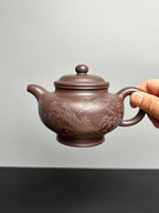 新品❤️中国紫砂十二精英·双省大师高建芳佳作《 掇只壶》｜传世礼藏重器！  原矿优质老紫泥·450cc