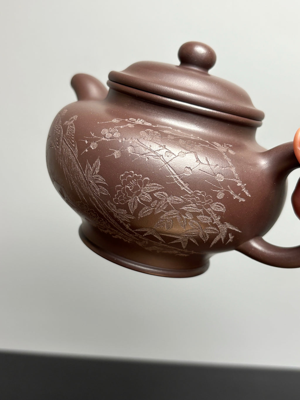 新品❤️中国紫砂十二精英·双省大师高建芳佳作《 掇只壶》｜传世礼藏重器！  原矿优质老紫泥·450cc