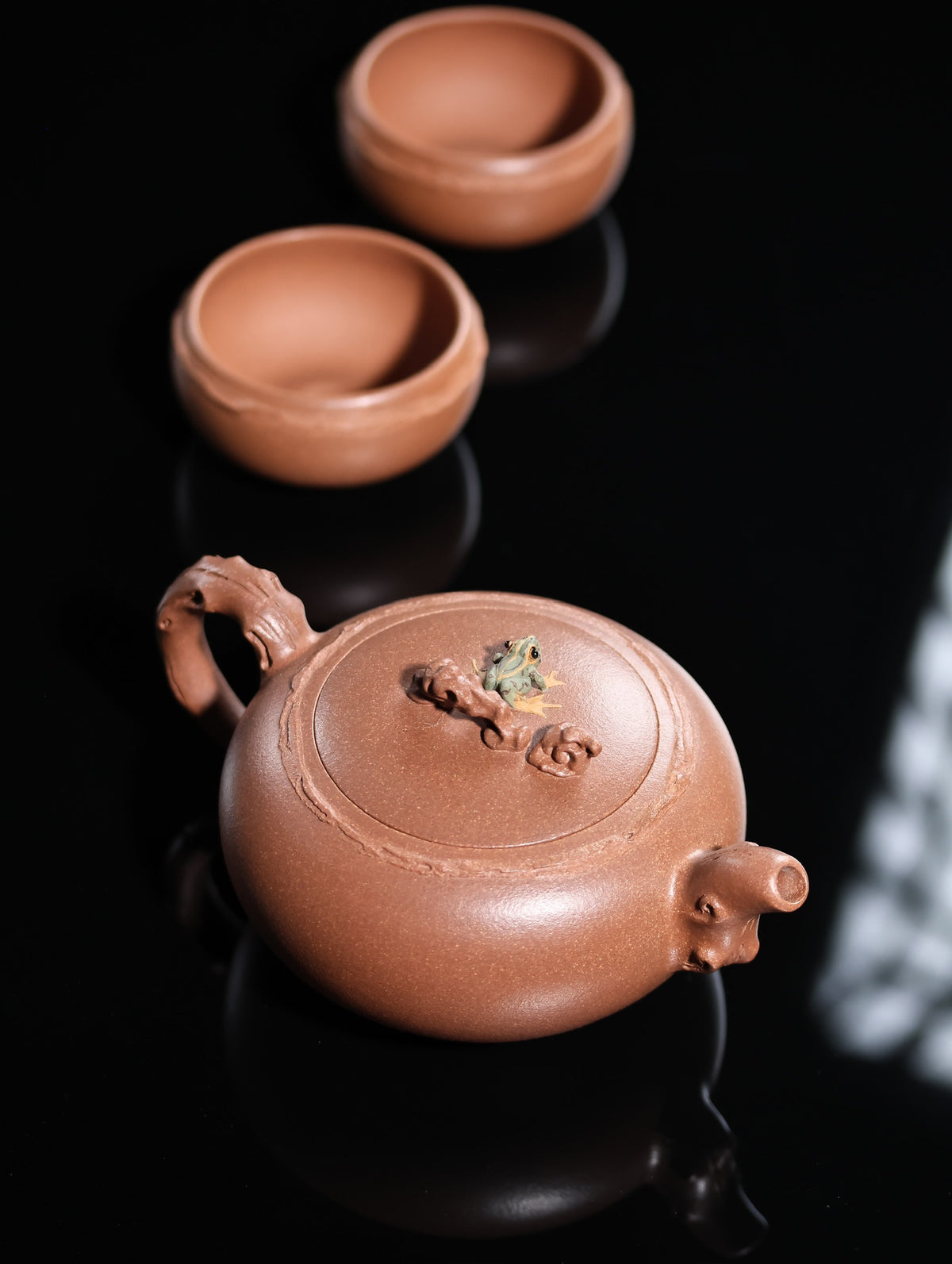 蒋蓉之女 传世花器｜蒋艺华·非遗紫砂巅峰重器《禅石套组》收藏传世·高端礼赠艺术珍品！  ——原矿优质降坡泥·330cc