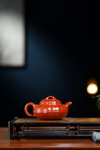 何道洪高徒 研高省名人赵明敏-收藏级重器 作品名称——【古香】 作者——赵明敏（江苏省名人、研究员级高级工艺美术师），师从大师蒋彦、大师何道洪 泥料——家藏红金砂 容量——210cc