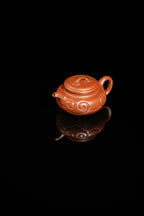 仿古如意壶｜实用小品茶器  ——原矿优质降坡泥·120cc ——著名紫砂艺人 路遥 精制