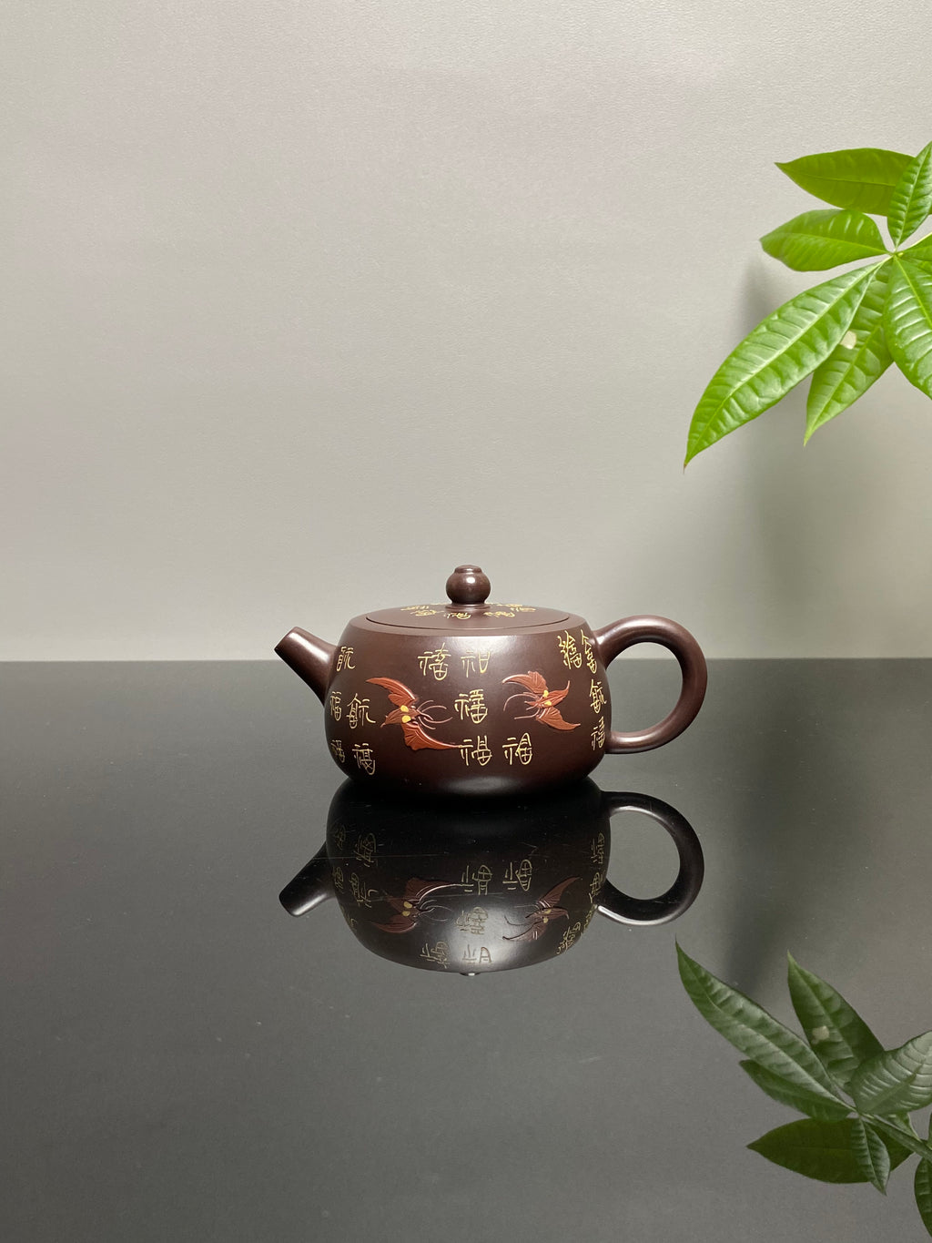 新品❤️原矿紫砂好料好工《百福呈祥壶》实用精品！  ——原矿优质老紫泥·230cc ——紫砂陶艺家·狄好好